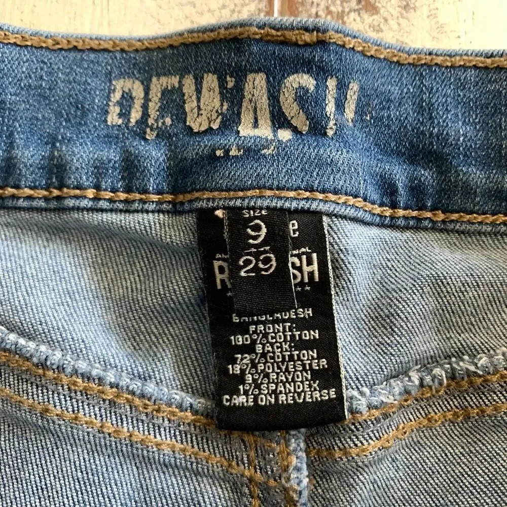 Rewash high waist denim short size 9/29